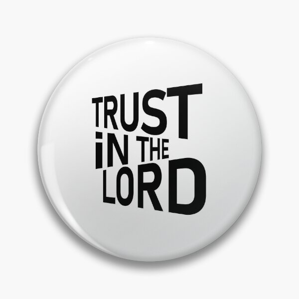 Item preview, Trust In The Lord – Christian Faith Typography T-Shirt Design designed and sold by CrossCrafted.