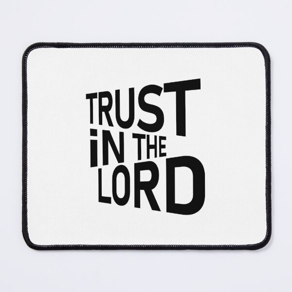 Item preview, Trust In The Lord – Christian Faith Typography T-Shirt Design designed and sold by CrossCrafted.