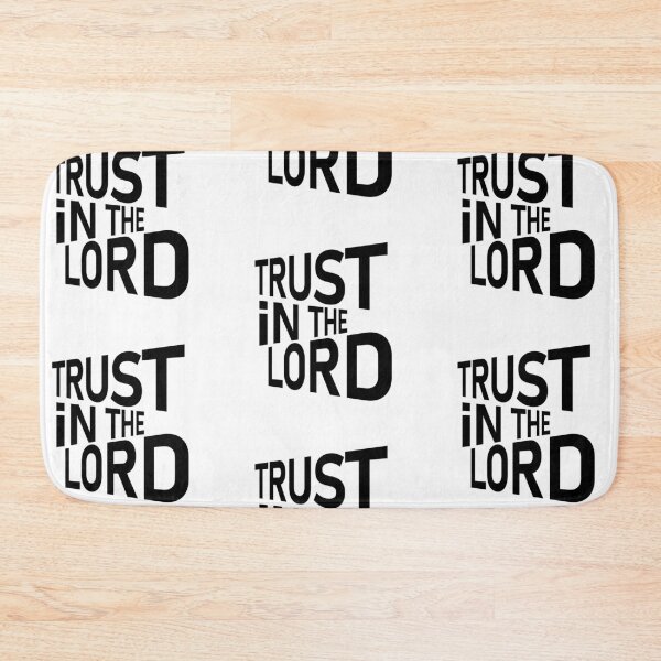 Item preview, Trust In The Lord – Christian Faith Typography T-Shirt Design designed and sold by CrossCrafted.