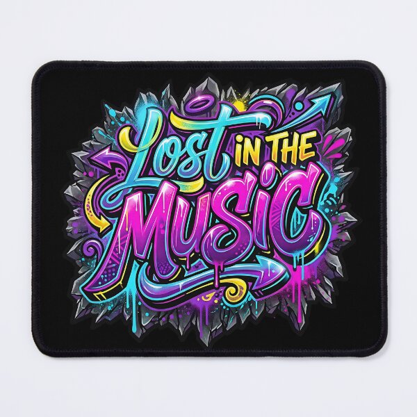 Item preview, Lost In The Music – Graffiti Sound Statement designed and sold by RH Design Lab.