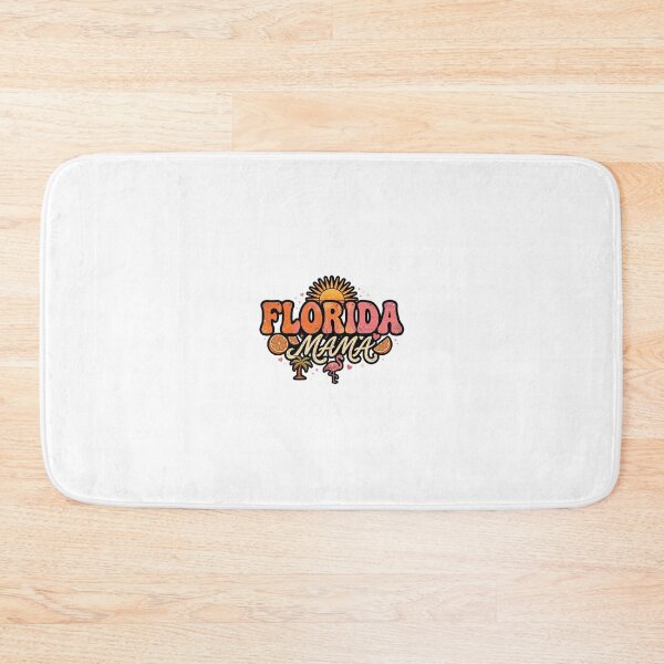 Item preview, Florida Mama Retro Shirt - Sunshine State Orange Tropical Beach Mom designed and sold by Petringo.