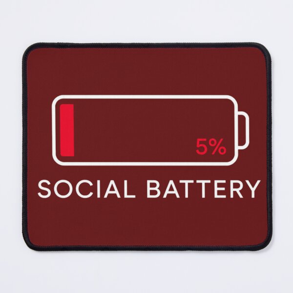 Item preview, Low Social Battery 5 Percent Introvert Life designed and sold by 63Hotpeppers.