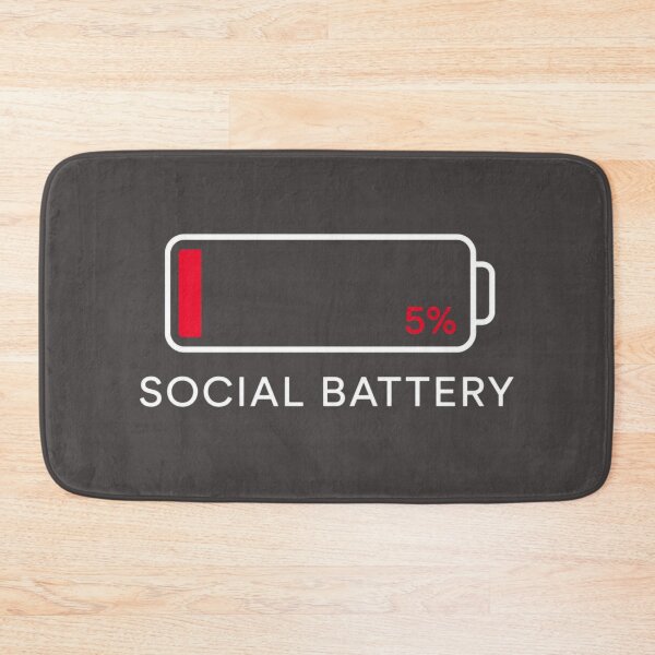Item preview, Low Social Battery 5 Percent Introvert Life designed and sold by 63Hotpeppers.