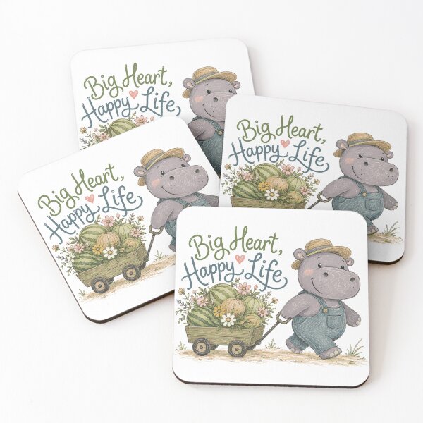 Item preview, Muddy Lover - Cute Hippo Nursery designed and sold by bapupa.