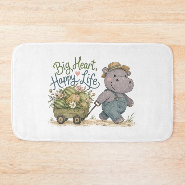 Item preview, Muddy Lover - Cute Hippo Nursery designed and sold by bapupa.