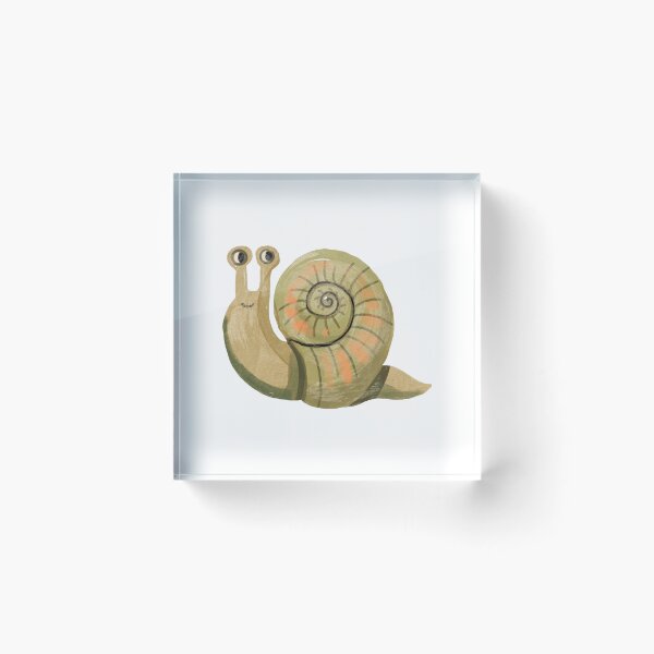 Item preview, Slimy Snail Cute Slow Garden Insect Illustration designed and sold by Rebelforms.