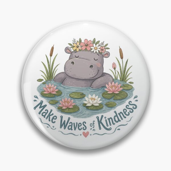 Item preview, River Daydream - Cute Hippo Nursery designed and sold by bapupa.