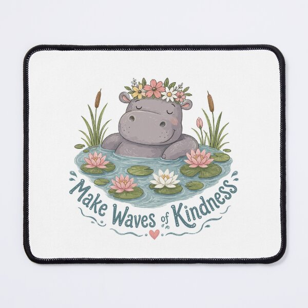 Item preview, River Daydream - Cute Hippo Nursery designed and sold by bapupa.