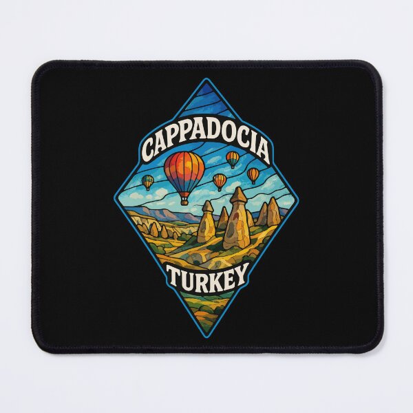 Item preview, Cappadocia Anatolia Turkey Stained Glass Travel designed and sold by TomFrontierArt.