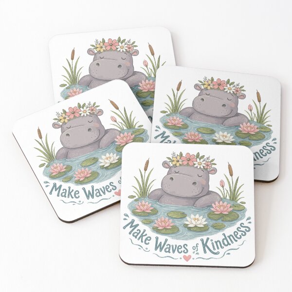 Item preview, River Daydream - Cute Hippo Nursery designed and sold by bapupa.