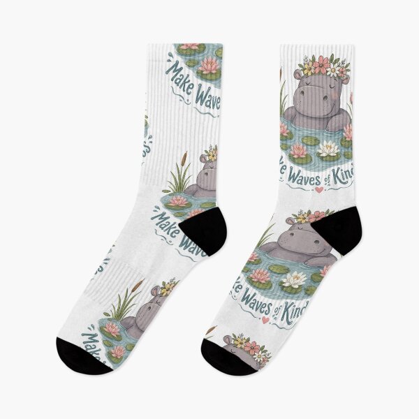 Item preview, River Daydream - Cute Hippo Nursery designed and sold by bapupa.