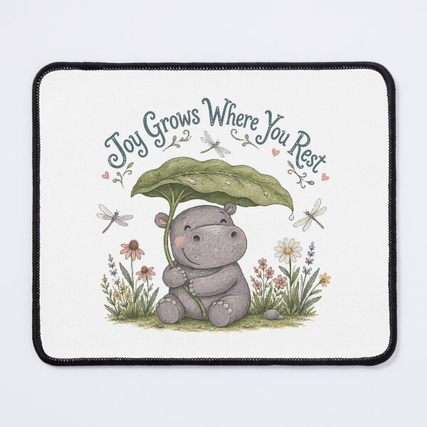 Item preview, Sunny Splash - Cute Hippo Nursery designed and sold by bapupa.