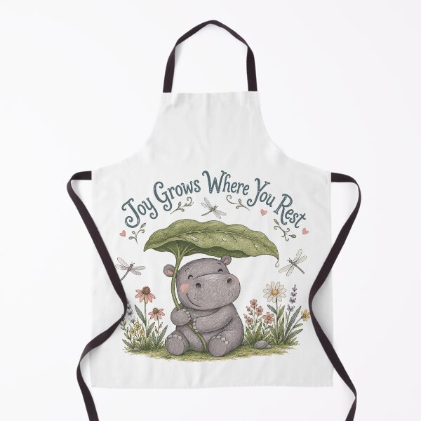Item preview, Sunny Splash - Cute Hippo Nursery designed and sold by bapupa.
