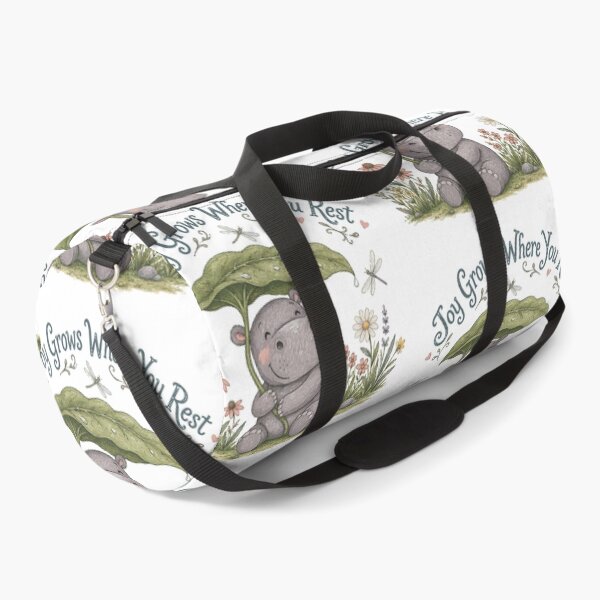 Item preview, Sunny Splash - Cute Hippo Nursery designed and sold by bapupa.