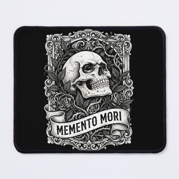 Item preview, Memento Mori Skull in Classic Frame designed and sold by nuel-art.