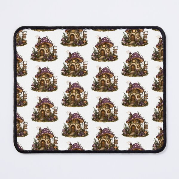 Item preview, Witchy Mushroom Cottage Art Print designed and sold by PriyankaSonara.