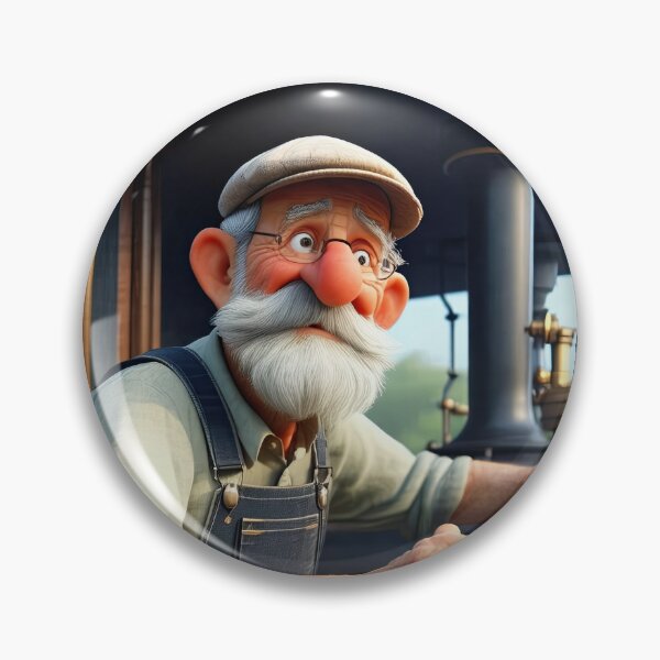 Item preview, Old Fart Steam Train Driver designed and sold by Colin Bentham.