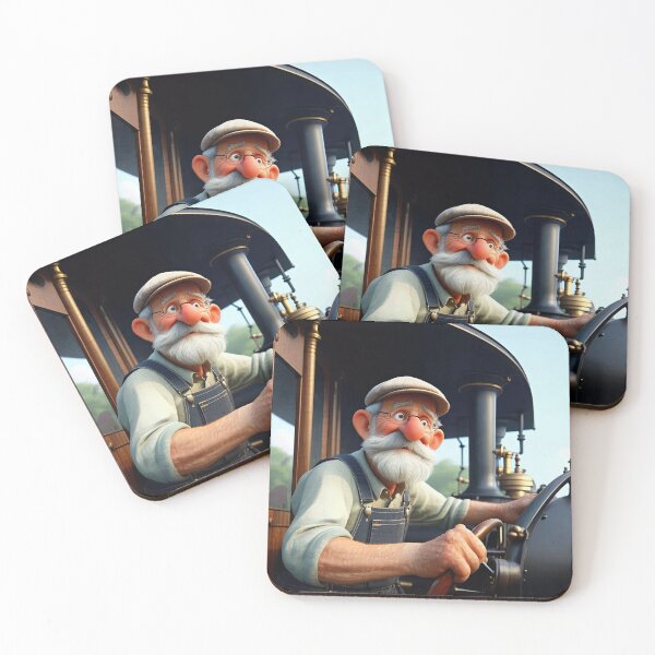 Item preview, Old Fart Steam Train Driver designed and sold by Colin Bentham.
