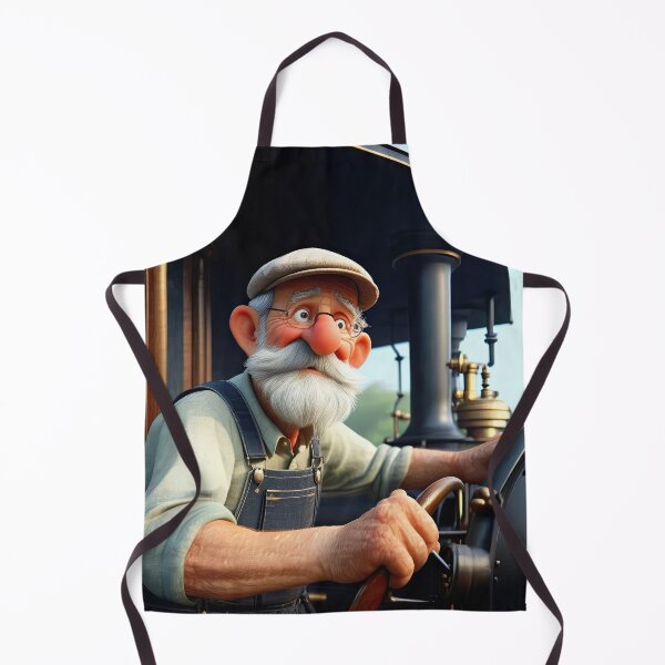 Item preview, Old Fart Steam Train Driver designed and sold by Colin Bentham.