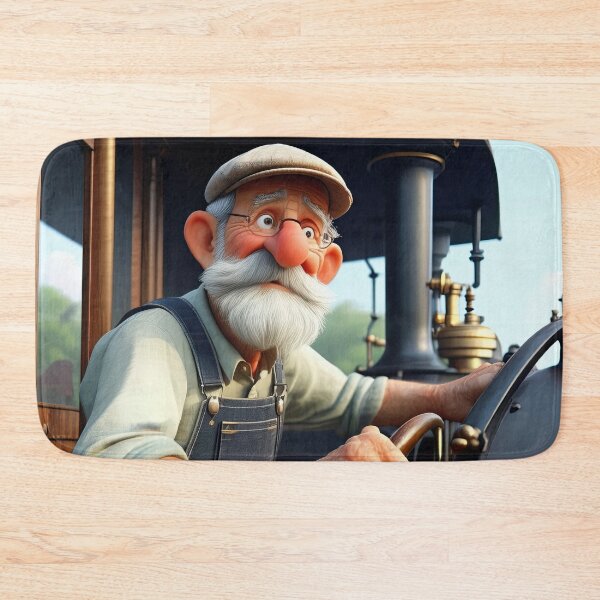 Item preview, Old Fart Steam Train Driver designed and sold by Colin Bentham.