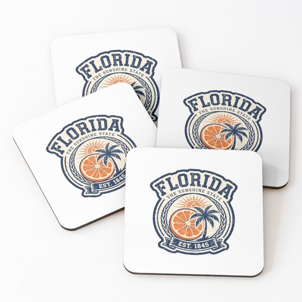 Item preview, Florida The Sunshine State Est 1845 - Vintage Collegiate Crest Shirt designed and sold by Petringo.