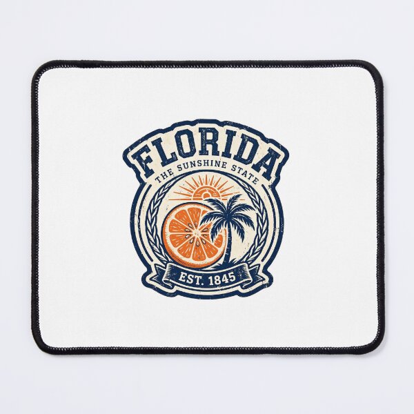 Item preview, Florida The Sunshine State Est 1845 - Vintage Collegiate Crest Shirt designed and sold by Petringo.