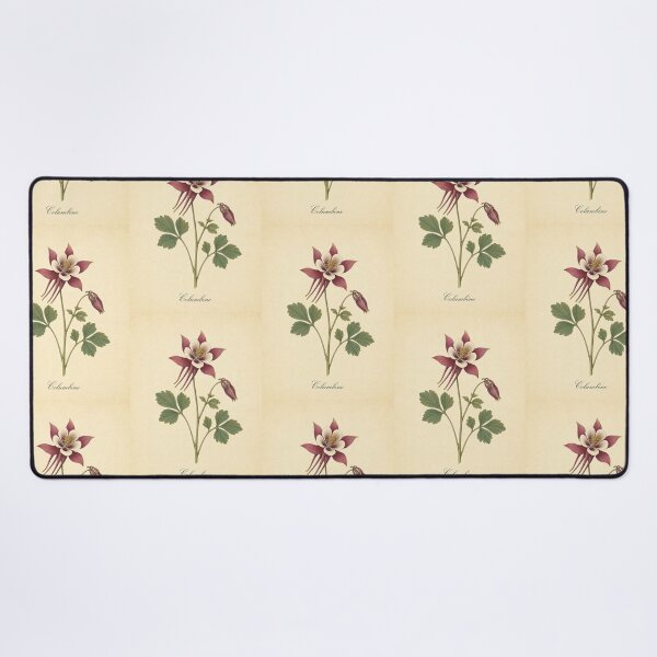 Item preview, Vintage Columbine Botanical Illustration Print designed and sold by NuvoraNest.