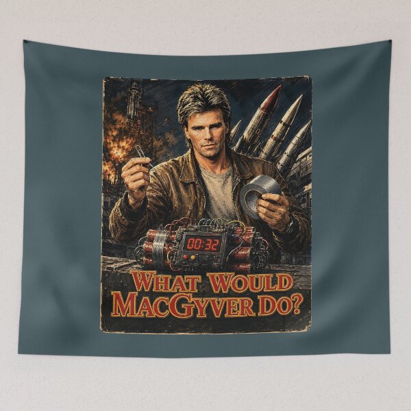 Item preview, What would MacGyver do? designed and sold by TeeCodes.