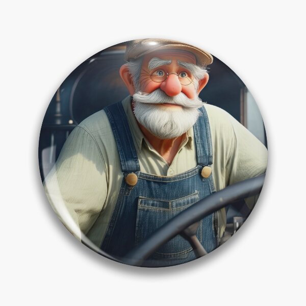Item preview, Old Fart Steam Train Driver designed and sold by Colin Bentham.