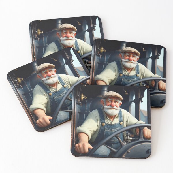 Item preview, Old Fart Steam Train Driver designed and sold by Colin Bentham.