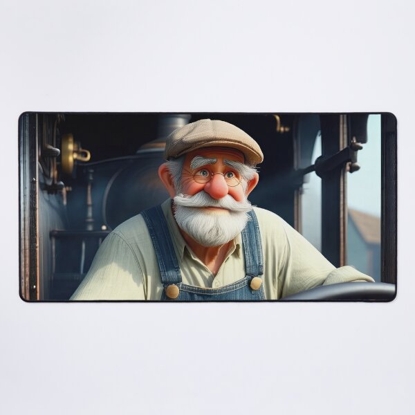 Item preview, Old Fart Steam Train Driver designed and sold by Colin Bentham.