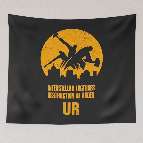 Item preview, Underground Resistance "Interstellar Fugitives" Minimalist Techno T-Shirt designed and sold by THE MODA STEREO.