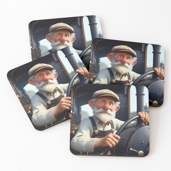 Item preview, Old Fart Steam Train Driver designed and sold by Colin Bentham.