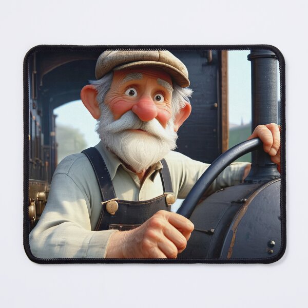 Item preview, Old Fart Steam Train Driver designed and sold by Colin Bentham.