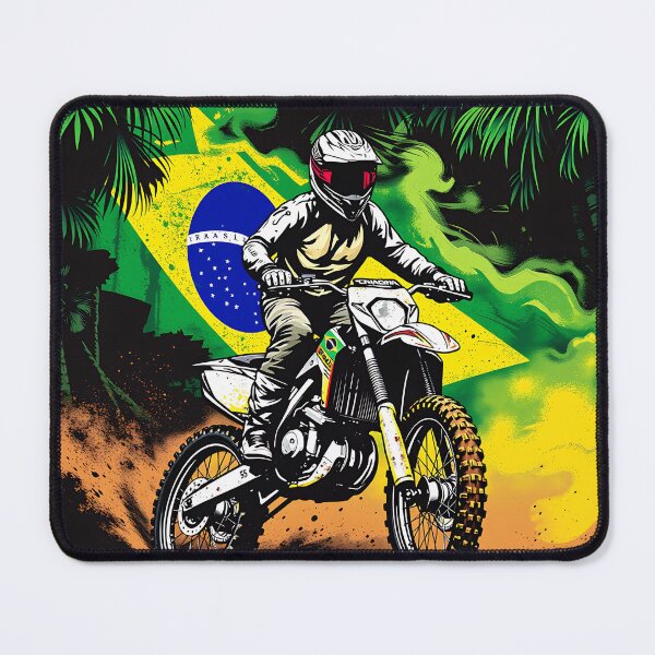 Item preview, Brazil Motocross Rider in Action designed and sold by T-domain.