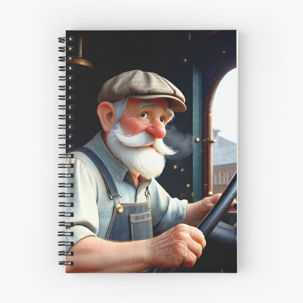 Item preview, Old Fart Steam Train Driver designed and sold by Colin Bentham.
