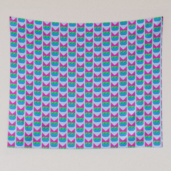 Item preview, Poly Pixel Pride Cat designed and sold by Lilac-Cat.
