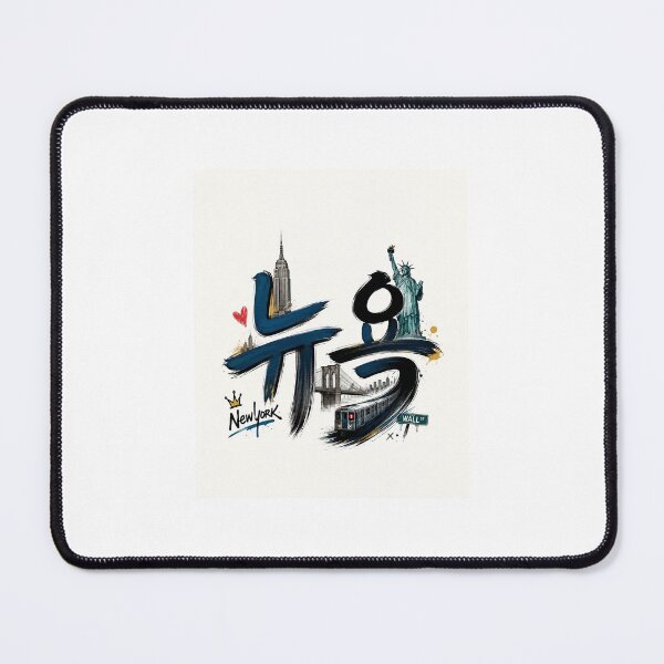 Item preview, Aesthetic Hangeul Calligraphy - New York designed and sold by soulofseoul.