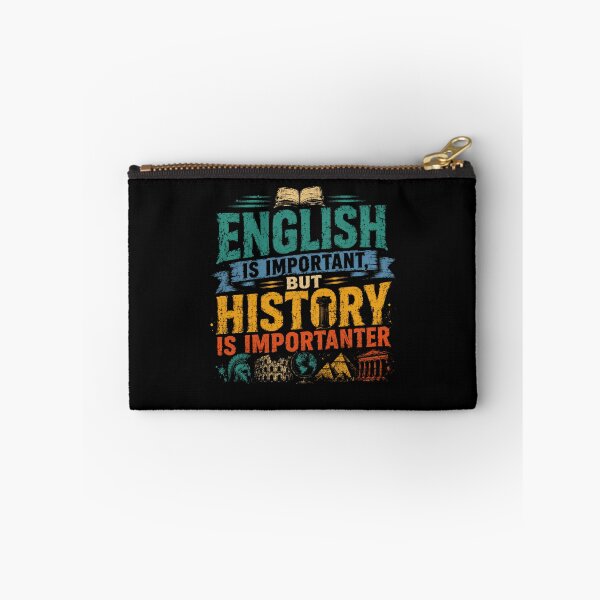 Item preview, English Is Important But History Is Importanter History Teacher Student Lover designed and sold by SkeletonsDanger.