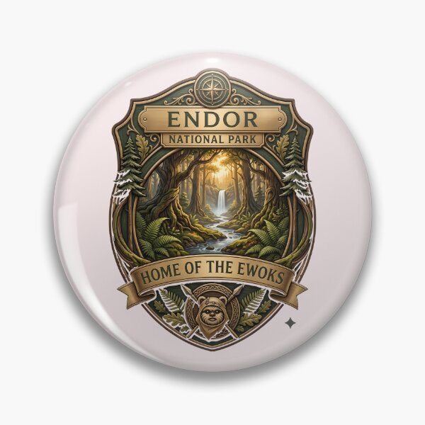 Item preview, Endor National Park: Home of the Ewoks designed and sold by FrontierCosmic.