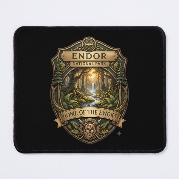 Item preview, Endor National Park: Home of the Ewoks designed and sold by FrontierCosmic.