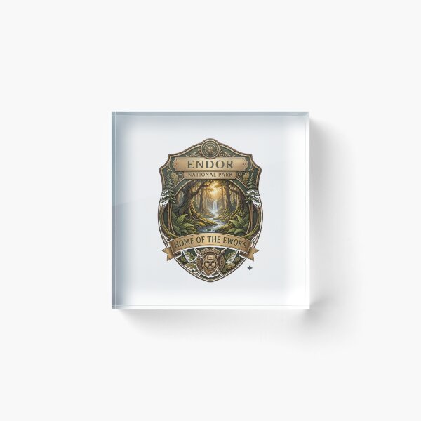Item preview, Endor National Park: Home of the Ewoks designed and sold by FrontierCosmic.
