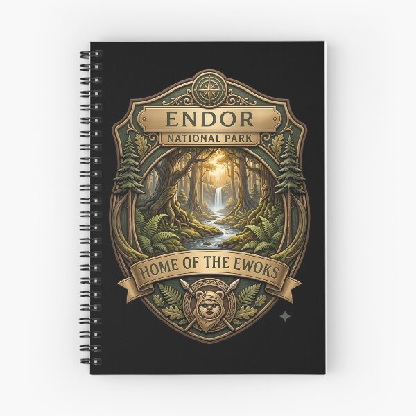 Item preview, Endor National Park: Home of the Ewoks designed and sold by FrontierCosmic.
