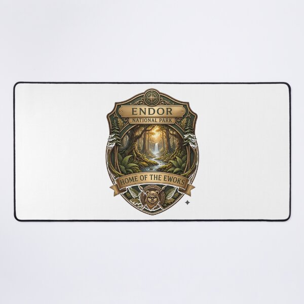 Item preview, Endor National Park: Home of the Ewoks designed and sold by FrontierCosmic.