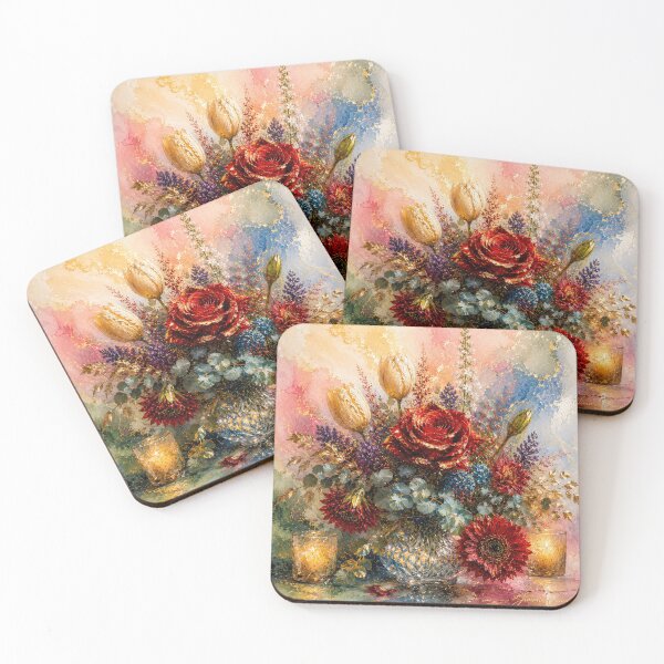 Item preview, Golden Harmony Floral Still Life designed and sold by Jlbcartgallery.