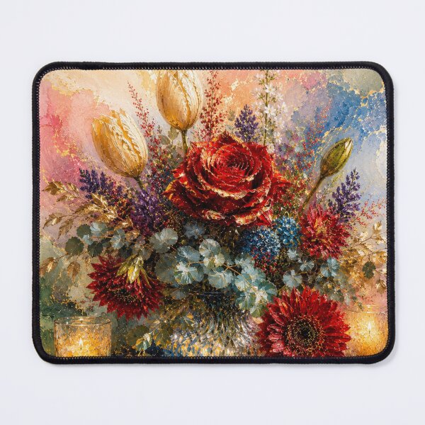 Item preview, Golden Harmony Floral Still Life designed and sold by Jlbcartgallery.