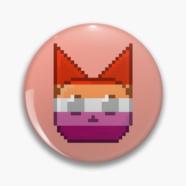 Item preview, Lesbian Pixel Pride Cat designed and sold by Lilac-Cat.