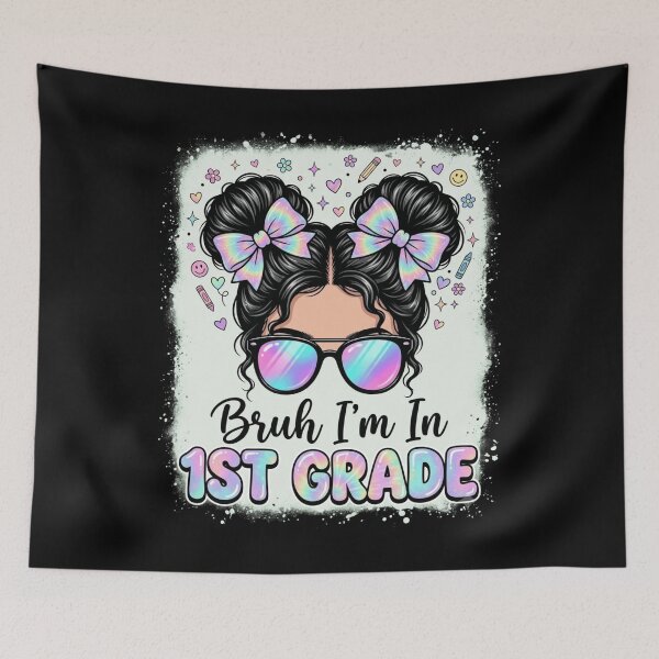 Item preview, Bruh I'm in 1st Grade – Cute Back to School  designed and sold by THREE LITTLE BEANS.