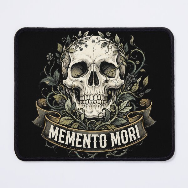 Item preview, Memento Mori Skull in Foliage designed and sold by nuel-art.