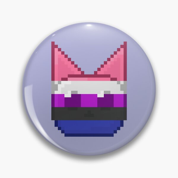 Item preview, Genderfluid Pixel Pride Cat designed and sold by Lilac-Cat.